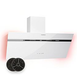 Klarstein Alina, digestoř, 80 cm, 594 m³/h, LED dispej, podsvícení, skleněná přední část