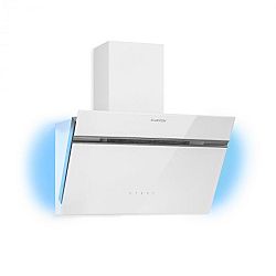 Klarstein Alina, odsavač par, 600 m³/h, 60 cm, světlo, skleněný přední panel, bílý