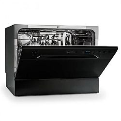 Klarstein Amazonia 6, 1380 W, stolní myčka nádobí třída A +, 49 dB, černá