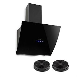 Klarstein Annabelle 60, digestoř, sada na recirkulační provoz 595 m³/h, dotykový panel, černá