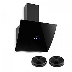 Klarstein Annabelle 60, digestoř, sada na recirkulační provoz 650 m³/h, dotykový panel, černá