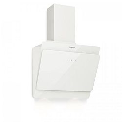 Klarstein Aurica 60, odsavač par, 60 cm, 610 m³/h, LED, dotykový, sklo, bílý