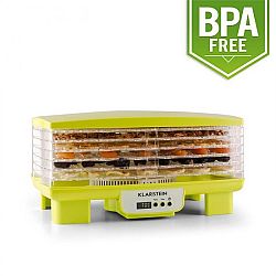 Klarstein Bananarama, 550 W, sušička, 6 pater, zelená