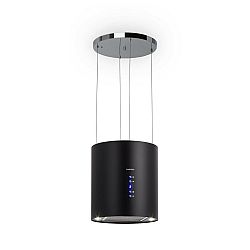 Klarstein Barett, digestoř, 35 cm, ostrůvková, 560 m³/h, LED, filtr s aktivním uhlím, černá