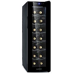 Klarstein Barolo 14 Slim Uno, vinotéka. 46 l/14 lahví, 11-18 °C, 1 zóna