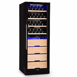 Klarstein Barossa 123 Duo, vinotéka, 123 lahví, 226 litrů, 2 zóny, dotykové ovládání