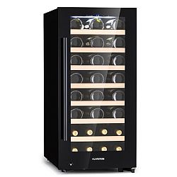 Klarstein Barossa 38 Uno, lednice na víno, 1 zóna, 94 litrů/38 lahví, dotykový displej