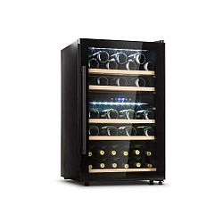 Klarstein Barossa 40D, vinotéka, 2 zóny, 135 l, 41 lahví, skleněné dveře, dotykové ovládání
