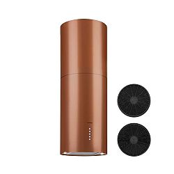 Klarstein Beretta, ostrůvková digestoř, Ø 49,5 cm, odsávání/cirkulace vzduchu 650 m³/h, LED, měděný