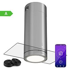 Klarstein Beretta Premium, ostrůvková digestoř, 544 m³/h, aplikace, odsávání/recirkulace vzduchu, LED, filtr s aktivním uhlím