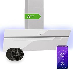 Klarstein BigBite 90, digestoř, 90 cm, 305 m³/h, LED displej, skleněná přední část, ovládání aplikací