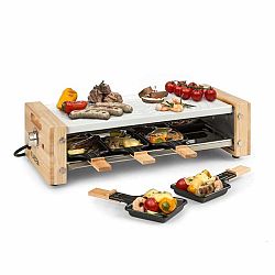 Klarstein Chateaubriand  Nuovo, raclette, 1200 W, hliník, 8 osob, dřevěný dekor