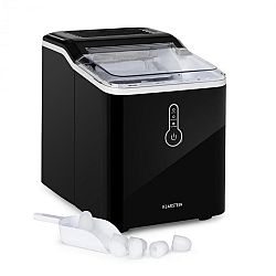 Klarstein Chillout, výrobník ledu, oblé kousky ledy, 12 kg / 24 hod., nádrž na vodu: 1,5 l, černý