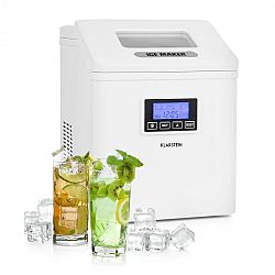Klarstein Clearcube LCD, výrobník ledu, čirý led, 15-20 kg/24hod, bílý