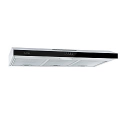 Klarstein Contempo 90, digestoř, 90 cm, podskříňková, 175 m³/h, LED, nerezová ocel, akryl, černá