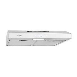 Klarstein Contempo Neo, digestoř, 60 cm, podskříňková, 175 m³/h, akryl, nerezová ocel, bílá