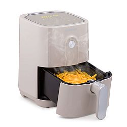 Klarstein Crisp-Pro, horkovzdušná fritéza, 1400W, 2,8 litru, 8 programů, časovač, nerezová ocel
