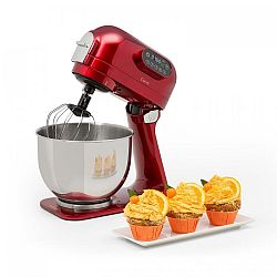 Klarstein Curve, kuchyňský robot, LED displej, 5 rychlostí, červený