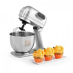 Klarstein Curve, kuchyňský robot, LED displej, 5 rychlostí, stříbrný