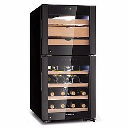 Klarstein El Dorado 89, lednice na víno a sýr, 2 zóny, dotykový displej, 89L, LED