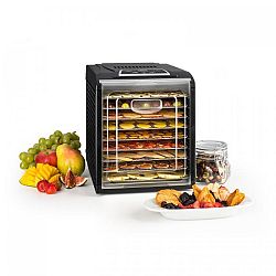 Klarstein Fruit Jerky 9 sušička ovoce, časovač, 9 poliček, 600–700 W, černá barva