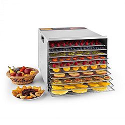 Klarstein Fruit Jerky Steel 10, 1000 W, sušička, 10 pater, nerezová ocel