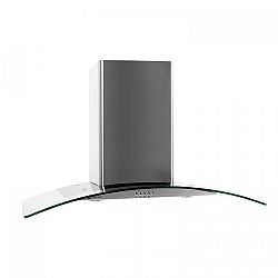 Klarstein GL90WS komínový odsavač par, nerezová ocel, 90 cm,