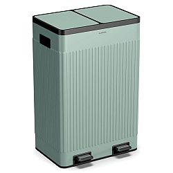 Klarstein Grama 60, pedálový koš, 60 l/2x30 l, tichý, PP plast, retro