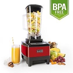 Klarstein Herakles-4G-E, 1500 W, 2 l, stolní mixér, červený, green smoothie, bez BPA