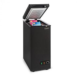 Klarstein Iceblokk 50, mrazicí box, volně stojící, 50litrový koš, uzamykatelný, energetická třída A +, černý
