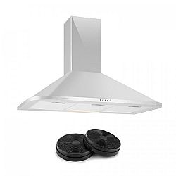 Klarstein Karajan 90, odsavač par, sada na recirkulační provoz, 536 m³/h, filtry s aktivním uhlím