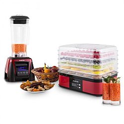 Klarstein KLARSTEIN HERAKLES-8G-R, 1800 W, 2 LITRY, STOLNÍ MIXÉR, ČERVENÝ, SMOOTHIE, BEZ BPA