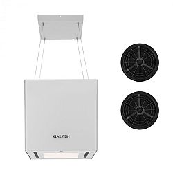 Klarstein Kronleuchter, digestoř, sada na recirkulační provoz, 2 filtry s aktivním uhlím, bílý
