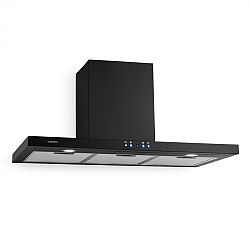 Klarstein Limelight, odsavač par, 90 cm, nástěnná digestoř, 600 m³/h, černý