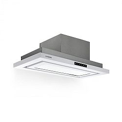 Klarstein Lumiere, digestoř, LED, 70 cm, energetická třída A, 750 m³ / h, 3 úrovně, bílý