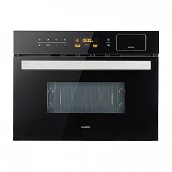 Klarstein Luminance Steam, vestavná mikrovlnná trouba, 34l, 900W, černá