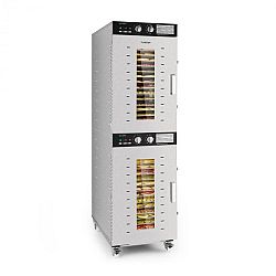 Klarstein Master Jerky 32, sušička potravin, 4500 W, 40 - 90 °C, 15-hod. časovač, ušlechtilá ocel, stříbrná