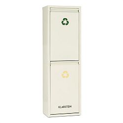 Klarstein Ordnungshütter 2, 30 l, krémově-béžový, box na tříděný odpad, 2x 15 l