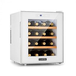 Klarstein Reserva 16 Blanco, vinotéka, 16 lahví / 48 l, LED displej, bílá