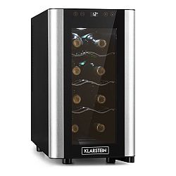 Klarstein Reserva 8 Slim Uno, vinotéka, 23 l/8 lahví, 11-18 °C, 26 dB, nerezová ocel