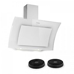 Klarstein Sabia 90, odsavač par, digestoř, 90 cm, 2 x filtr s aktivním uhlím, bílý