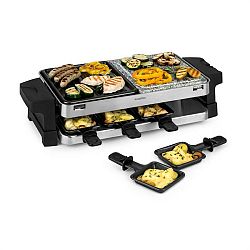 Klarstein Sirlion Raclette, 1500W, hliník/kámen, 8 osob, kontrolní LEDky