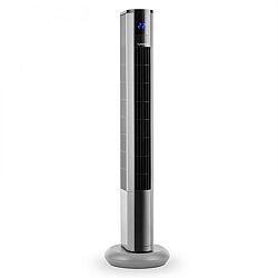 Klarstein Skyscraper 3G, 50 W, věžový ventilátor s dotykovým ovládáním, dálkový ovladač, stříbrný