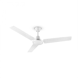 Klarstein Spin Doctor, bílý, 55 W, stropní ventilátor, 122 cm, 3 ramena, nerezavějící ocel