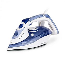 Klarstein Steam Buddy, napařovací žehlička, 3000W, 320ml, EasyGlide, dotykový senzor, modrá