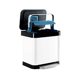 Klarstein Trash Inn, pedálový odpadkový koš, 30 litrů, pachový filtr, ušlechtilá ocel, bílý