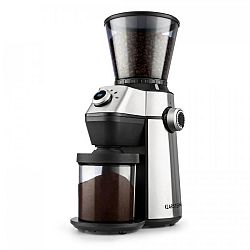 Klarstein Triest, mlýnek na kávu, kuželové mlecí těleso, 150W, 300g, 15 mlecích stupňů, nerezová ocel