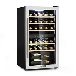 Klarstein Vinamour 29D, vinotéka, 80 l/29 lahví, 2 zóny, 5-22 °C, dotykové ovládání