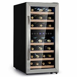 Klarstein Vinamour 33 Duo, vinotéka, 2 zóny, 89 l / 33 lahví, 5-18 °C, dotykové ovládání