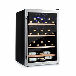 Klarstein Vinamour 48 Uno, vinotéka, 128 l, 48 lahví, 3 police, 4 - 18 °C, nerezová ocel